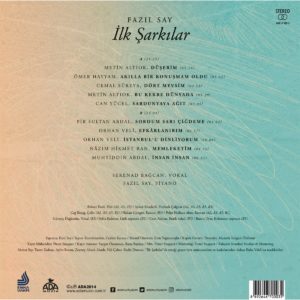 FAZIL SAY - İLK ŞARKILAR - Görsel 2