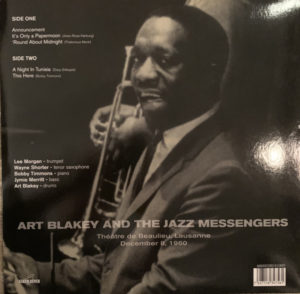 ART BLAKEY & THE JAZZ MESSENGERS - THE SECOND SET LAUSANNE 1960 - Görsel 2