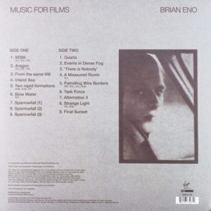 BRIAN ENO - MUSIC FOR FILMS - Görsel 2