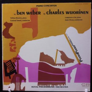 BEN WEBER.CHARLES WUORINEN - PIANO CONCERTOS