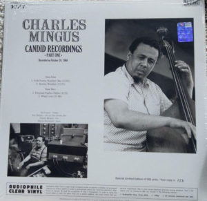CHARLES MINGUS - CANDID RECORDINGS PART ONE - Görsel 2
