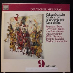 ÇEŞİTLİ SANATÇILAR - ZEITGENOSSICHE MUSIK IN DER BUNDESREPUBLIK 9 (1970-1980)