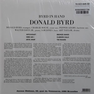 DONALD BYRD - BYRD IN HAND - Görsel 2