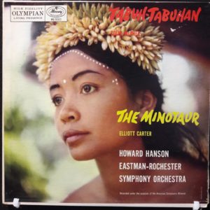 COLIN MCPHEE.ELLIOTT CARTER - TABUH TABUHAN.THE MINOTAUR