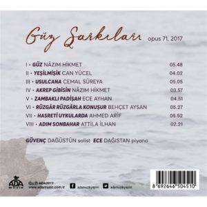 FAZIL SAY.GÜVENÇ DAĞÜSTÜN.ECE DAĞISTAN - GÜZ ŞARKILARI - Görsel 2