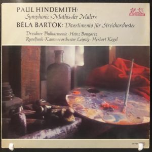 HINDEMITH.BELA BARTOK.HERBERT KEGEL - MATHIS DER MALER.DIVERTIMENTO FUR STREICHORCHESTER