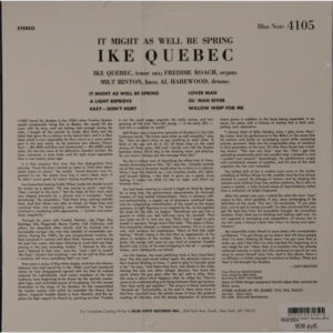 IKE QUEBEC - IT MIGHT AS WELL BE SPRING - Görsel 2