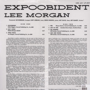 LEE MORGAN - EXPOOBIDENT - Görsel 2