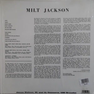 MILT JACKSON WITH THE THELONIOUS MONK QUINTET AND LOU DONALDSON - SELF TITLED - Görsel 2