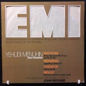 YEHUDI MENUHIN.BEETHOVEN.BERLIOZ… - MENUHIN SPIELT ROMANZEN