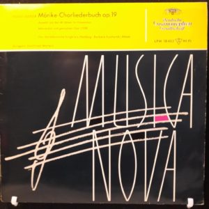HUGO DISTLER - MORIKE.CHORLIEDERBUCH OP. 19