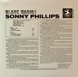 SONNY PHILLIPS - BLACK MAGIC - Görsel 2