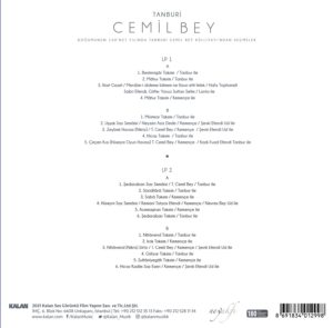 TANBURİ CEMİL BEY - SEÇMELER - Görsel 2