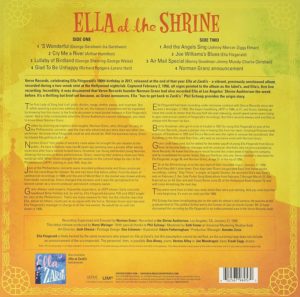 ELLA FITZGERALD - ELLA AT THE SHRINE - Görsel 2