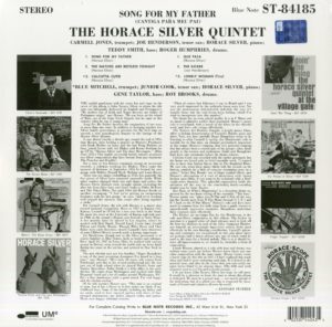 HORACE SILVER QUINTET - SONG FOR MY FATHER - Görsel 2