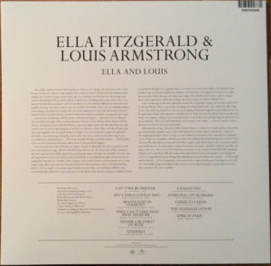 ELLA FITZGERALD.LOUIS ARMSTRONG - ELLA AND LOUIS - Görsel 2