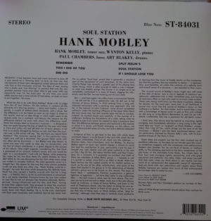 HANK MOBLEY - SOUL STATION - Görsel 2