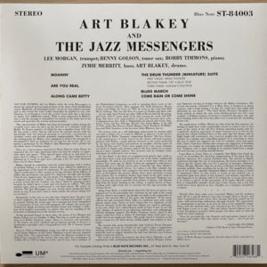 ART BLAKEY AND THE JAZZ MESSENGERS - MOANIN' - Görsel 2