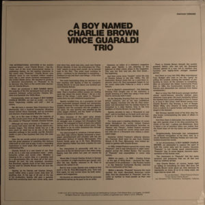 VINCE GUARALDI TRIO - A BOY NAMED CHARLIE BROWN - Görsel 2