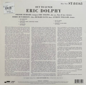 ERIC DOLPHY - OUT TO LUNCH! - Görsel 2