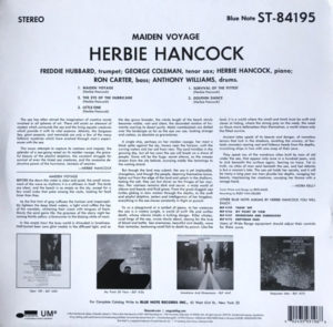 HERBIE HANCOCK - MAIDEN VOYAGE - Görsel 2