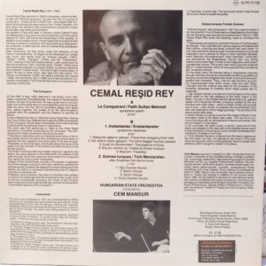 CEMAL REŞİD REY - CEM MANSUR - LE CONQUERANT FATİH - Görsel 2