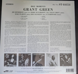 GRANT GREEN - IDLE MOMENTS - Görsel 2