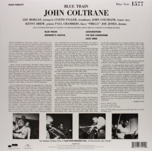 JOHN COLTRANE - BLUE TRAIN - Görsel 2