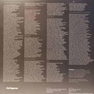 MATTHEW FRIEDBERGER - OLD REGIMES