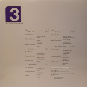 MONOSOV SWIRNOFF - FIVE RECORDED WORKS