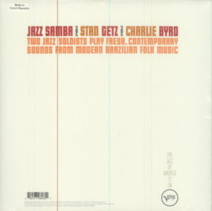 STAN GETZ - CHARLIE BYRD - JAZZ SAMBA - Görsel 2