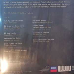 CECILIA BARTOLI - VIVALDI - ANTONIO VIVALDI - Görsel 2