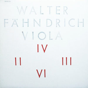 WALTER FAHNDRICH - VIOLA - Görsel 1