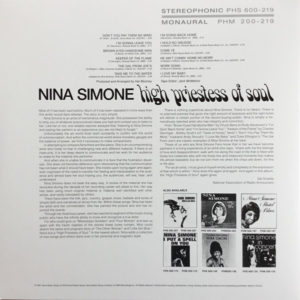 NINA SIMONE - HIGH PRIESTESS OF SOUL - Görsel 2