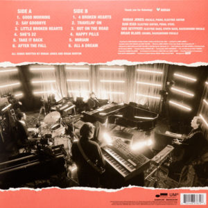 NORAH JONES - LITTLE BROKEN HEARTS LIVE (RENKLİ PLAK) - Görsel 2