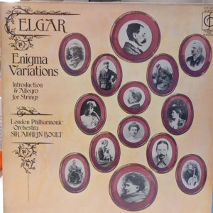 ELGAR - ADRIAN BOULT - ENIGMA VARIATIONS - ALLEGRO FOR STRINGS