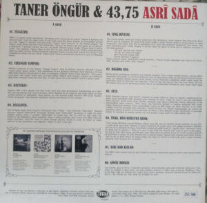 TANER ÖNGÜR & 43.75 - ASRI SADA - Görsel 2