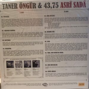 TANER ÖNGÜR & 43.75 - ASRI SADA (BEJ RENKLİ PLAK) - Görsel 2