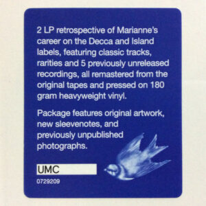 MARIANNE FAITHFULL - SONGS OF INNOCENCE AND EXPERIENCE 1965-1995 - Görsel 3