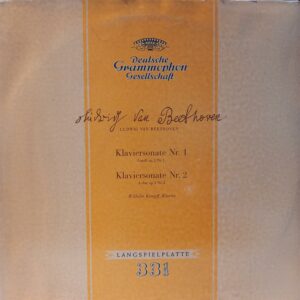 BEETHOVEN - WILHELM KEMPFF - KLAVIERSONATE NR. 1 - NR. 2