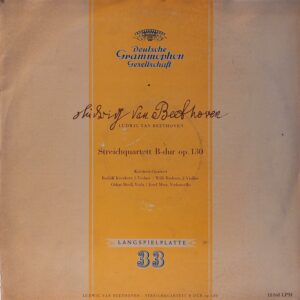 KOECKERT QUARTETT - BEETHOVEN - STREICHQUARTETT B-DUR OP. 130