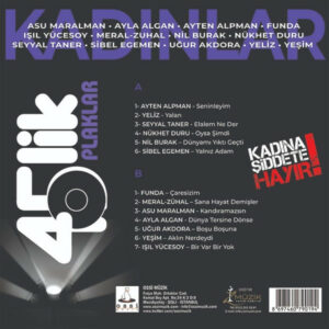 ÇEŞİTLİ SANATÇILAR - 45'LİK PLAKLAR - KADINLAR - Görsel 2