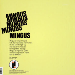 CHARLES MINGUS - MINGUS MINGUS MINGUS MINGUS - Görsel 2