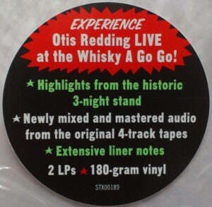 OTIS REDDING - LIVE AT THE WHISKY A GO GO - Görsel 3
