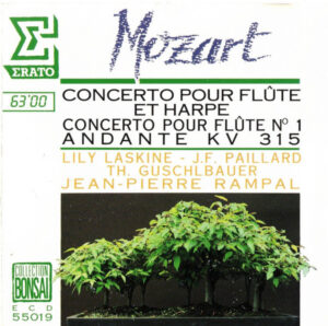 MOZART - JEAN PIERRE RAMPAL - CONCERTO POUR FLUTE ET HARPE