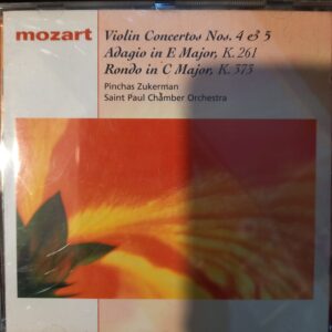 MOZART - PINCHAS ZUKERMAN - VIOLIN CONCERTO - ADAGIO - RONDO