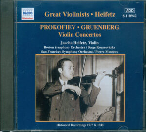 PROKOFIEV - GRUENBERG - HEIFETZ - VIOLIN CONCERTOS