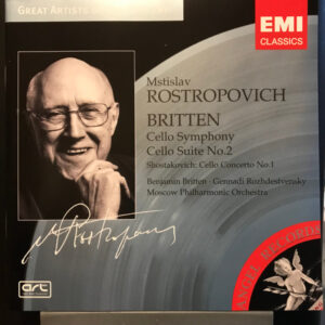 ROSTROPOVITCH - BRITTEN - CELLO SYMPHONY - CELLO SUITE NO. 2