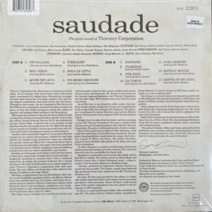 THIEVERY CORPORATION - SAUDADE (RENKLİ PLAK) - Görsel 2