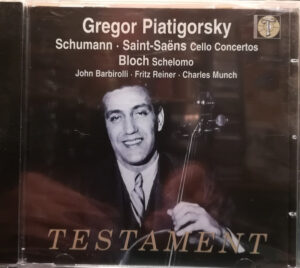 GREGOR PIATIGORSKY - TESTAMENT